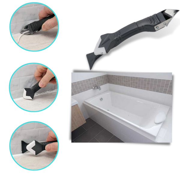 All Purpose Caulking and Scraping Tool for Professional Finishes