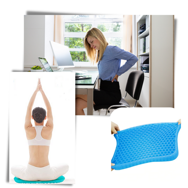 Gel Seat Cushion for Pressure Relief and Pain Free Sitting