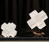 Geometric Square Crystal Cross Statue