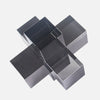 Geometric Square Crystal Cross Statue