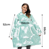 Oversized Blanket Hoodie With Plush Fleece Lining For All Day Warmth