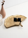Gold Leaf Ceramic Catch All Tray