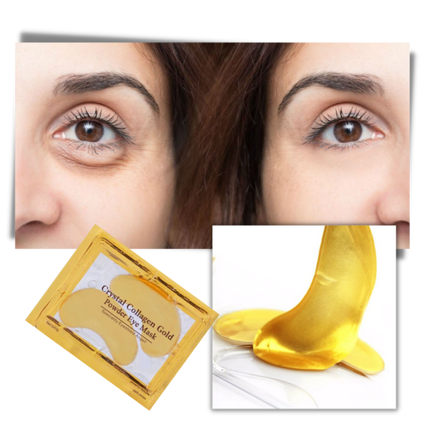 24K Gold Collagen Eye Mask For Bright Youthful Under Eyes
