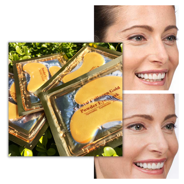 24K Gold Collagen Eye Mask For Bright Youthful Under Eyes