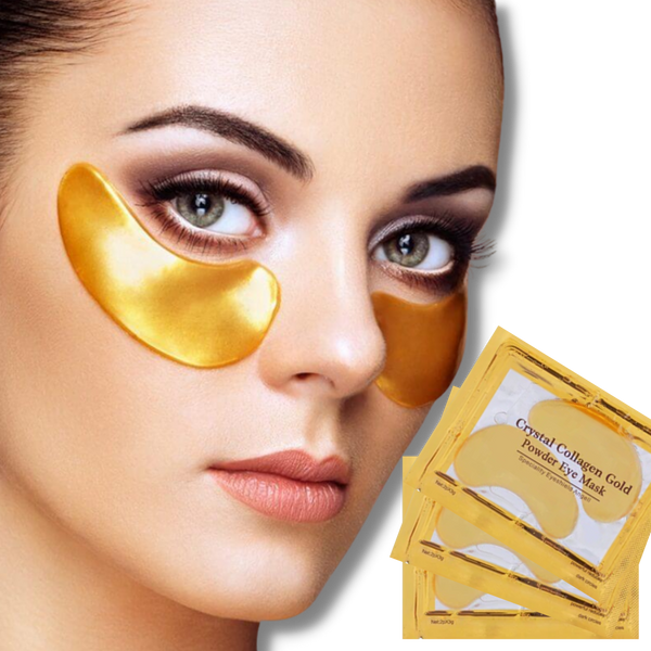 24K Gold Collagen Eye Mask For Bright Youthful Under Eyes