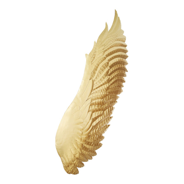 Golden Wings Sculptural Wall Decor