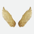 Golden Wings Sculptural Wall Decor