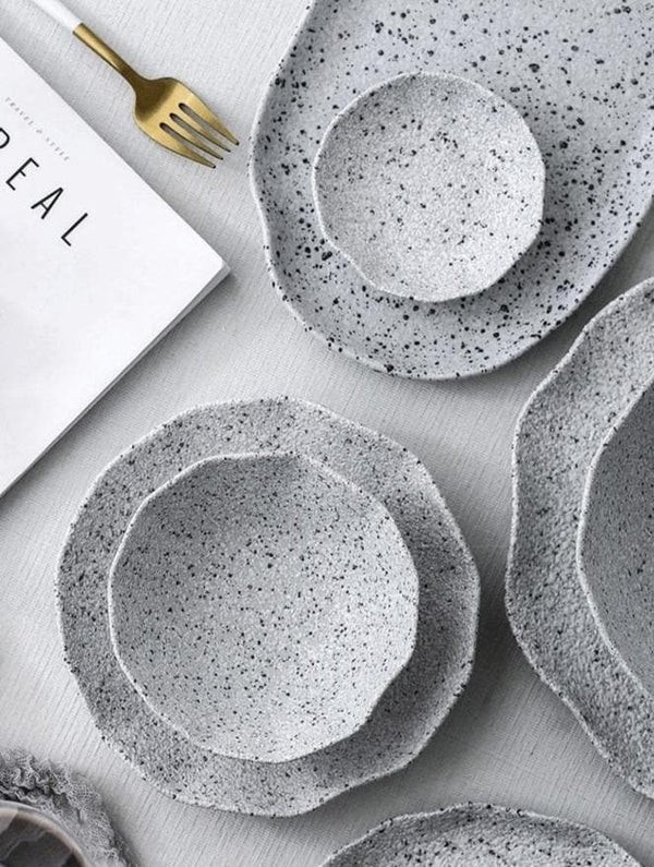 Granite Dinner Plates and Bowls