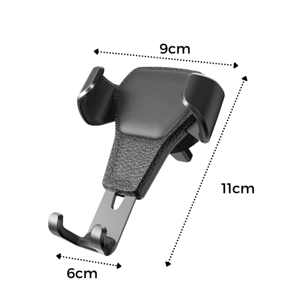 One Hand Phone Holder for Car Stable Viewing Anti Slip Grip