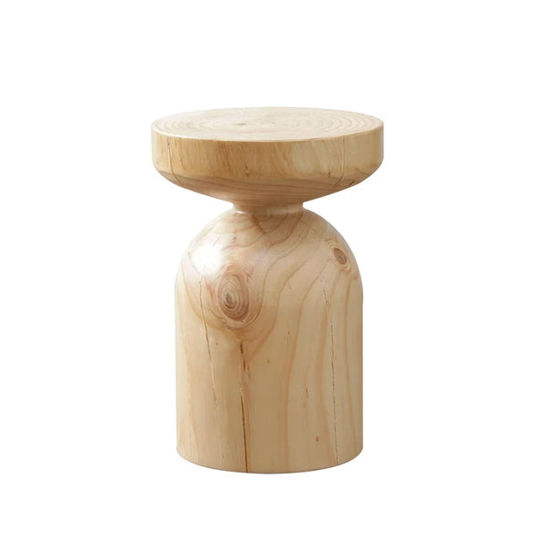 Handcrafted Premium Wood Stool For Rustic Home Accent Seating