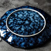 Blue Nebula 10 Piece Celestial Dinner Set Elegant Home Tableware