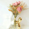 Premium Faux Dried Rose Bundle For Home Decor And Flower Arrangements