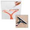 Dual-Sided Manual Hair Remover for Clothes and Pet Hair Removal