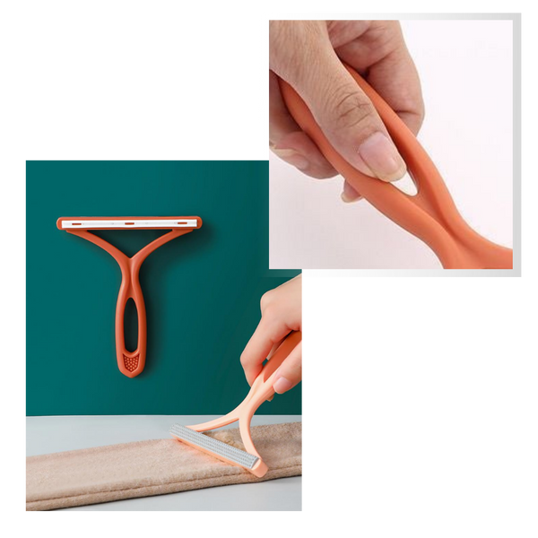 Dual-Sided Manual Hair Remover for Clothes and Pet Hair Removal