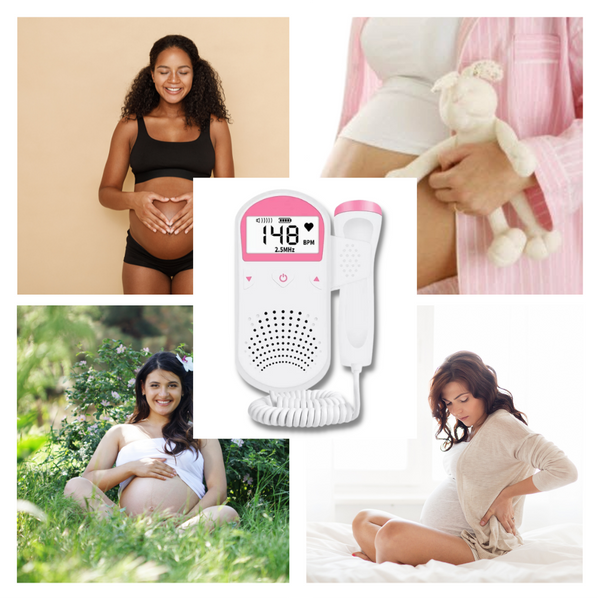 Fetal Heartbeat Monitor With LCD Display And Portable Design