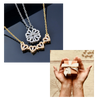 Premium Four-Leaf Heart Necklace With Dual Wearing Styles