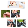 Protective Motorcycle Helmet Lock With Elastic Cable For Secure Parking