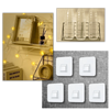 Adhesive Wall Hooks Pack For Damage-Free Hanging In Any Room