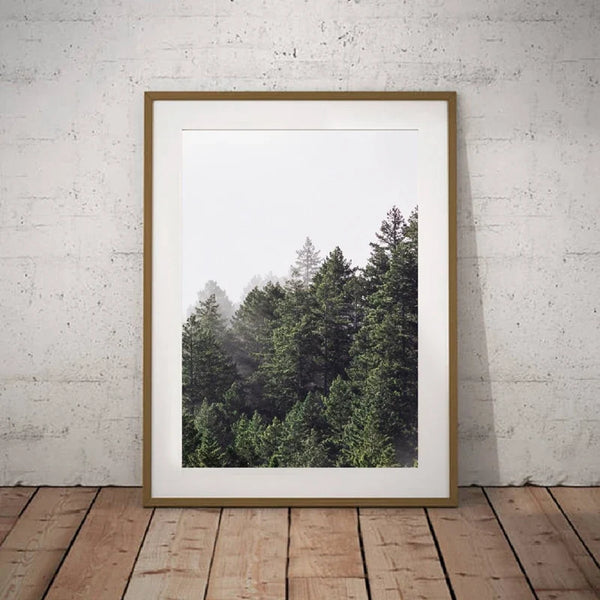 Enchanted Forest Tree Canvas Wall Art 3 Piece Set Living Room Decor
