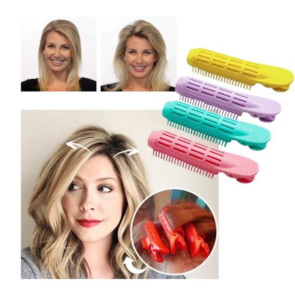 Four Pack Hair Volumizer Clips for Instant Lift and Fluffy Style