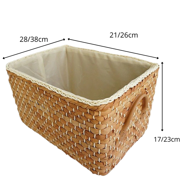 Eco Friendly Wicker Basket for Rustic Storage and Organization