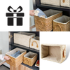 Eco Friendly Wicker Basket for Rustic Storage and Organization