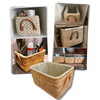Eco Friendly Wicker Basket for Rustic Storage and Organization