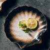 Elegant Coastal Shell Dinner Plates Premium Ceramic Tableware