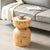 Handcrafted Premium Wood Stool For Rustic Home Accent Seating