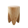 Handcrafted Premium Wood Stool For Rustic Home Accent Seating