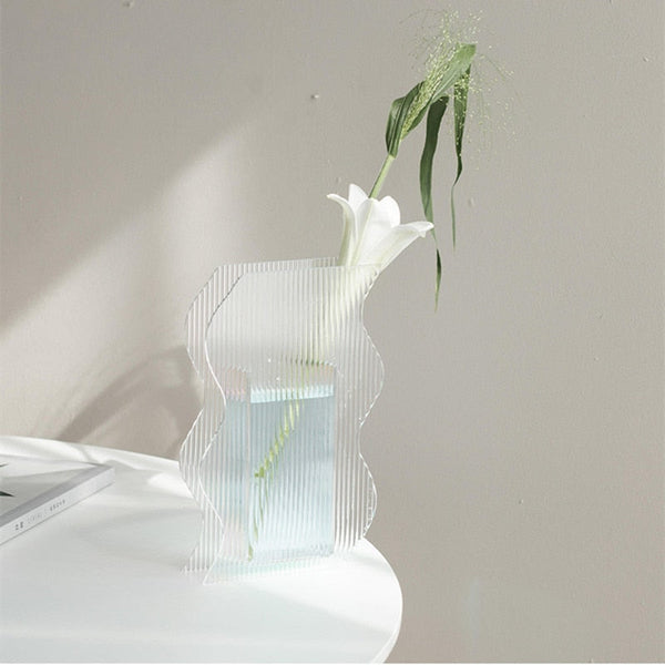 Heart of Ice Acrylic Vase & Desktop Organizer