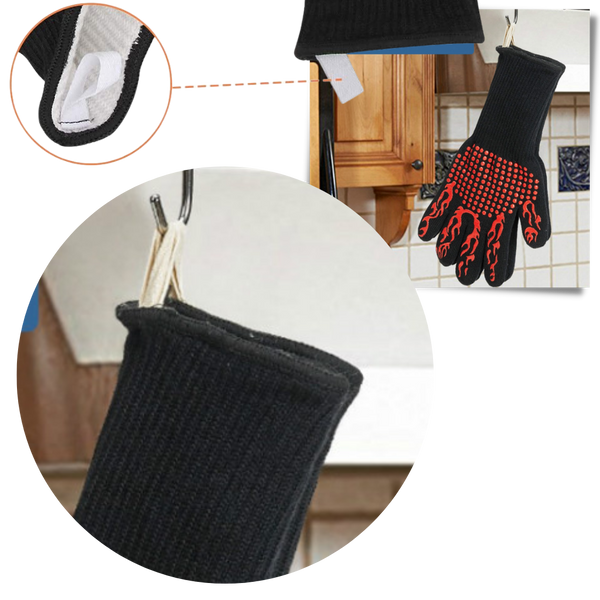 Heat Resistant BBQ Gloves For Extreme Grilling Protection