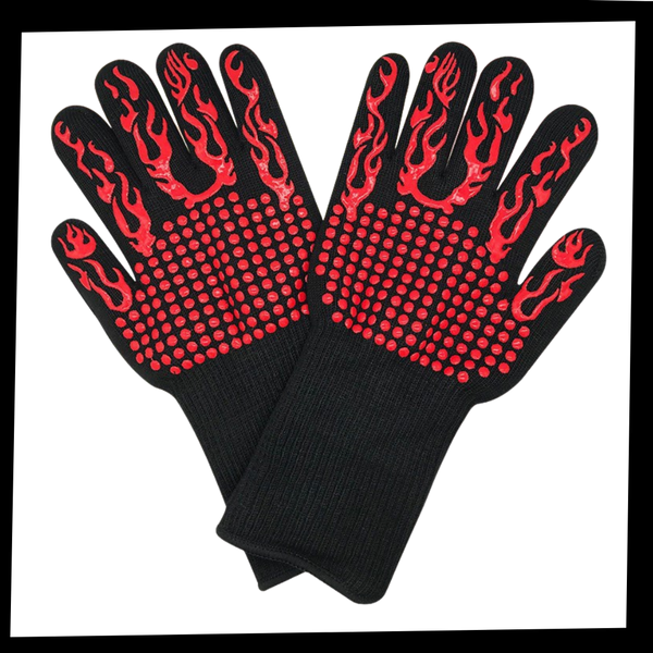 Heat Resistant BBQ Gloves For Extreme Grilling Protection