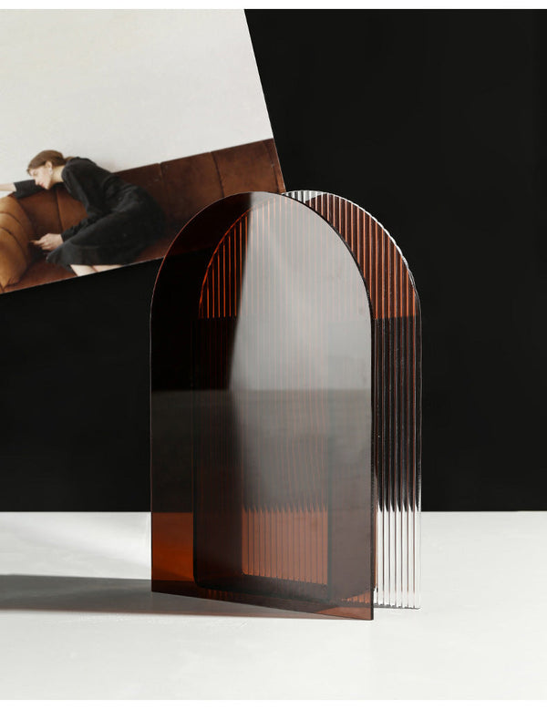 High Shine Translucent Acrylic Vases & Desktop Organizer