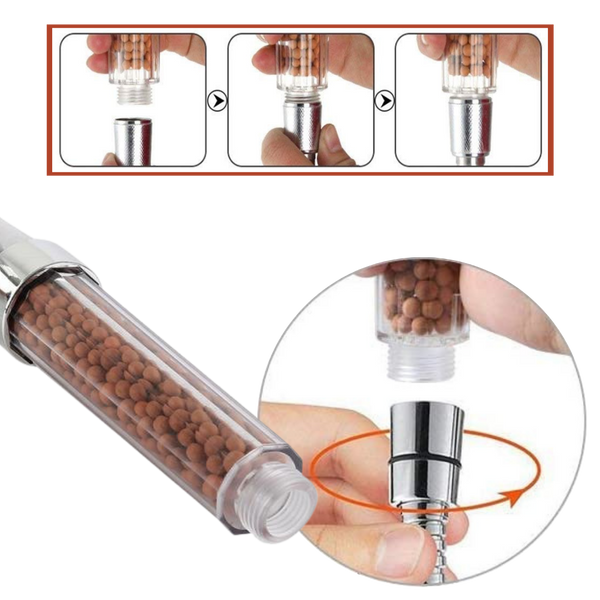 Ionic Filtered Shower Head With High Pressure For Spa Like Relaxation