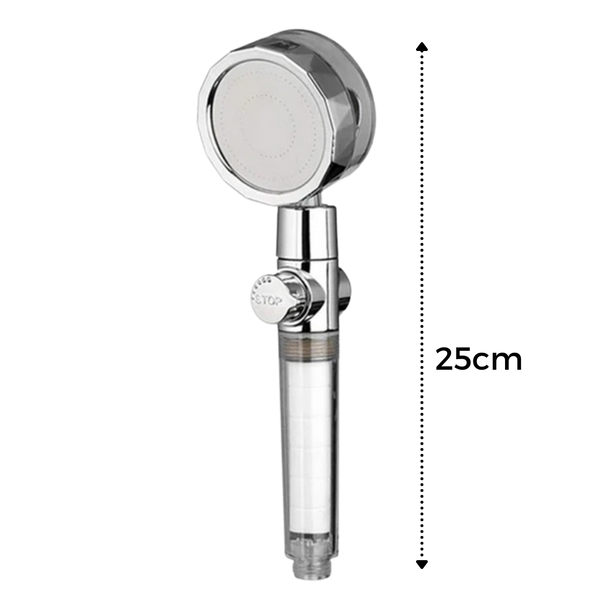 Premium Shower Head With 360 Degree Spin For Boosted Water Pressure
