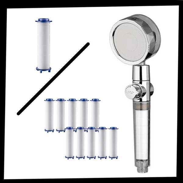 Premium Shower Head With 360 Degree Spin For Boosted Water Pressure