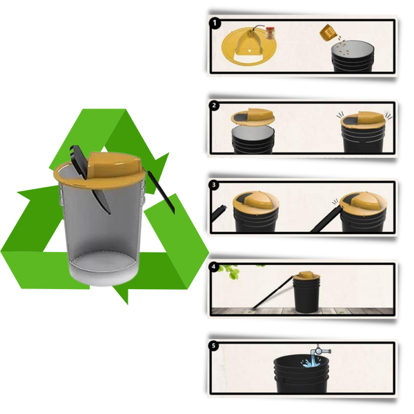 Humane Bucket Rodent Trap with Auto Reset for Rats and Mice