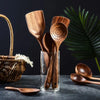 Premium Acacia Wood 8 Piece Cooking Kitchen Utensil Set