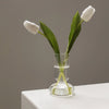 In Leaf Rigged Glass Accent Vases