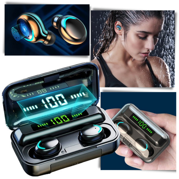 Premium Bluetooth Earbuds With Long Battery Life And Smart Charging Case