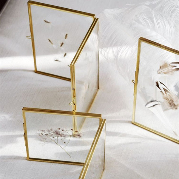 Infinite Double Glass Photo Frame