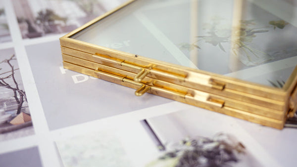 Infinite Double Glass Photo Frame