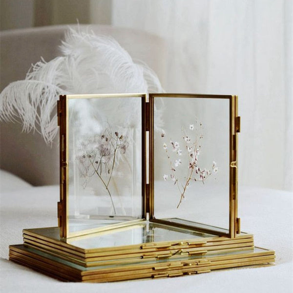 Infinite Double Glass Photo Frame
