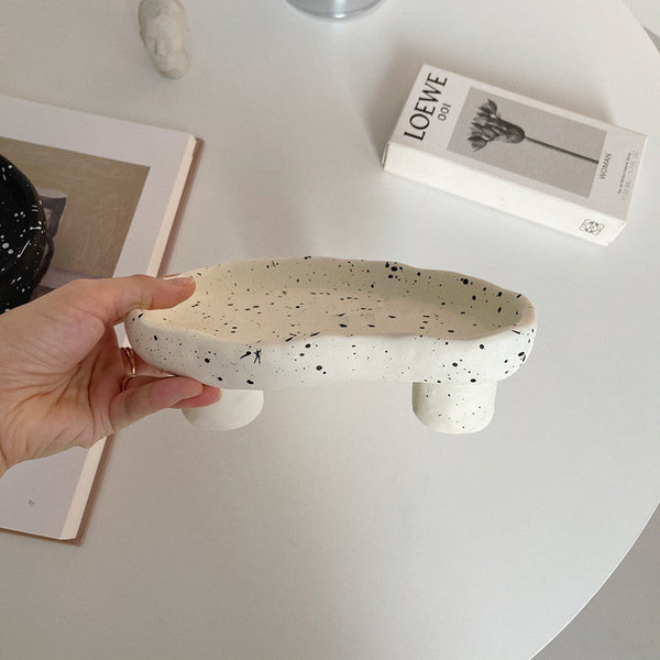 Ink Spots Footed Catch All Tray