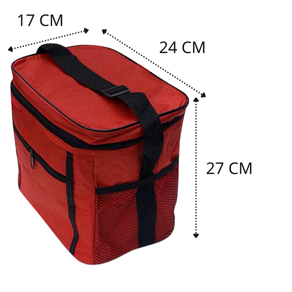 Thermal Lunch Tote 10L Capacity Keeps Meals Warm and Drinks Cool