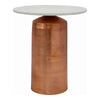 Jackie Marble & Copper Accent Table