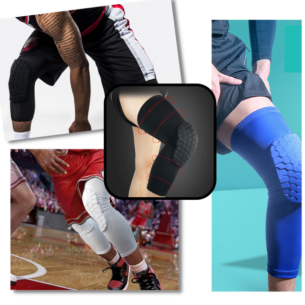 Ergonomic Knee Pad With Impact Resistant Cushion And Non Slip Strip