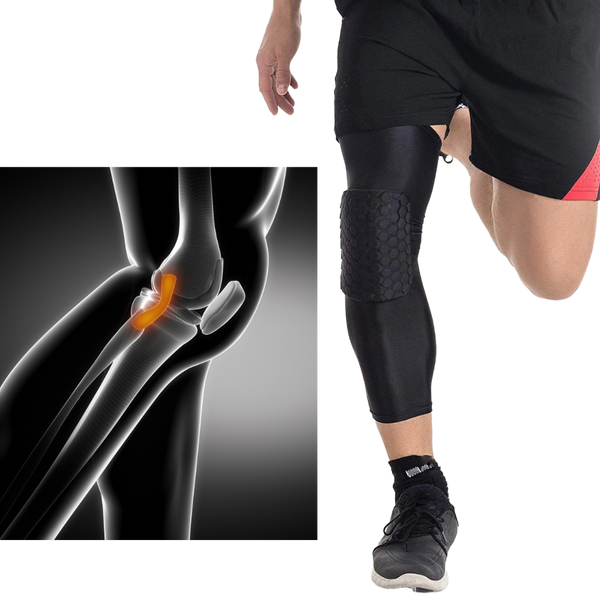 Ergonomic Knee Pad With Impact Resistant Cushion And Non Slip Strip