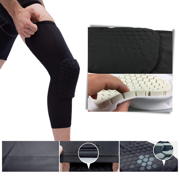 Ergonomic Knee Pad With Impact Resistant Cushion And Non Slip Strip